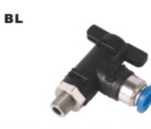 SNS (BC-BUC-BL-BUL Series)  plastic brass pneumatic air control hand valve picture 2