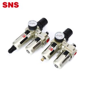 SNS AC Series pneumatic air source treatment unit FRL combination air filter regulator lubricator picture 1