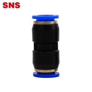 SNS SPU Series push to connect plastic quick fitting union straight pneumatic air tube hose connector picture 1