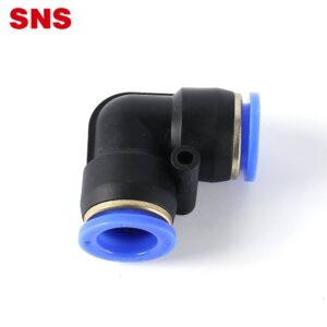 SNS SPV Series wholesale one touch quick connect L type 90 degree plastic air hose tube connector union elbow pneumatic fitting picture 1