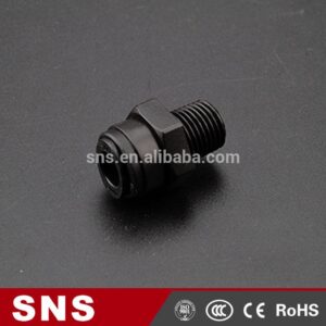 SNS AMC series pneumatic male straight PT thread pipe fast plug-in connector fittings picture 2